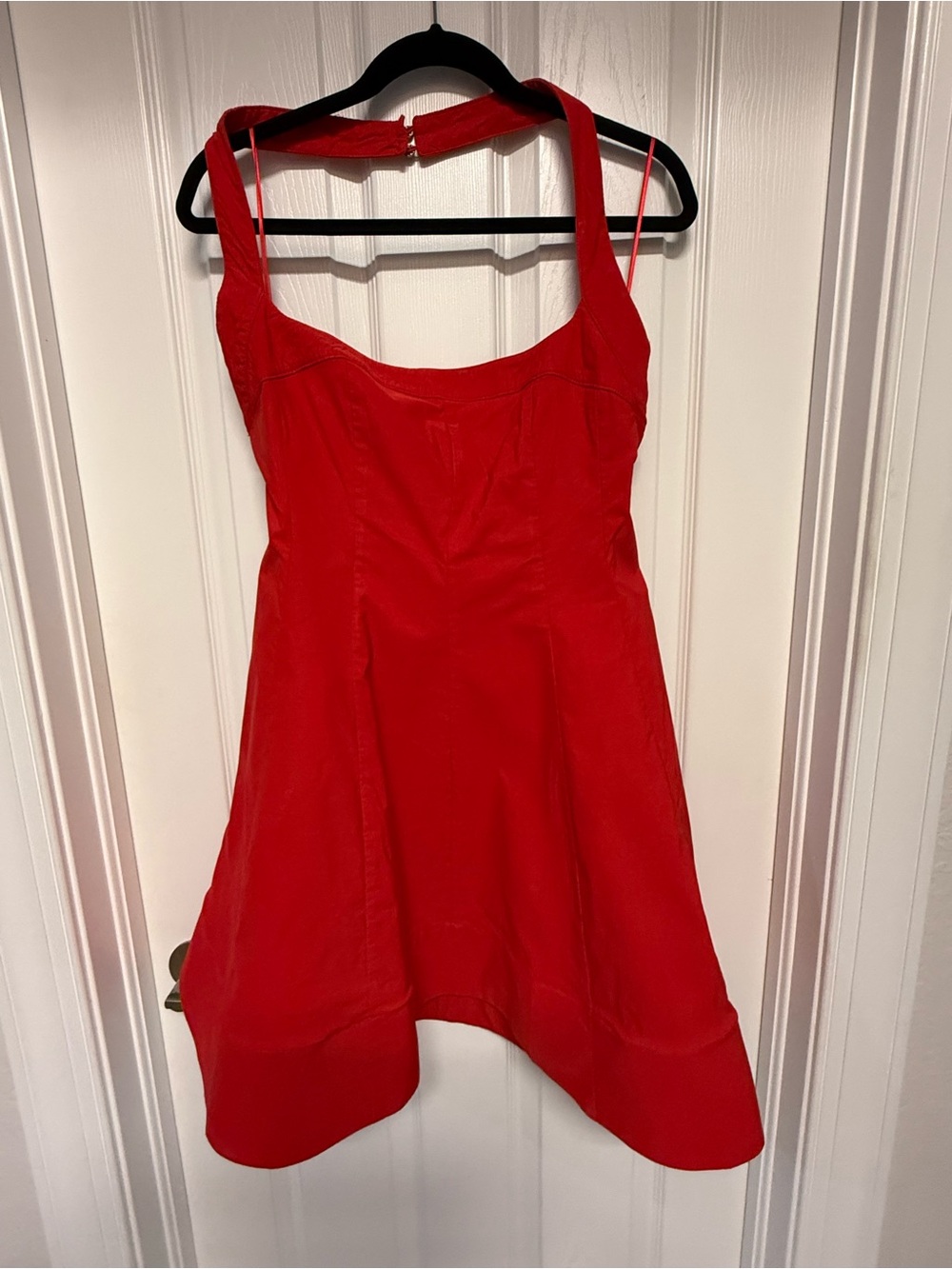 Anthropologie Maeve Red Halter Dress XL - Picture 2 of 7